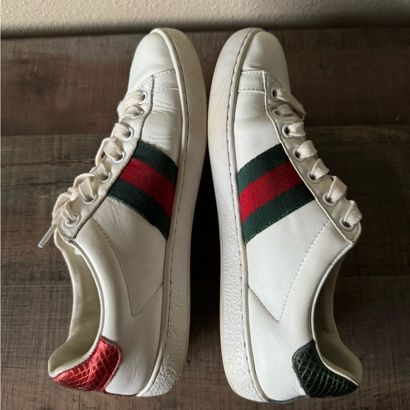Gucci Ace Sneaker With Bee Womens 7 - Picture 6 of 8